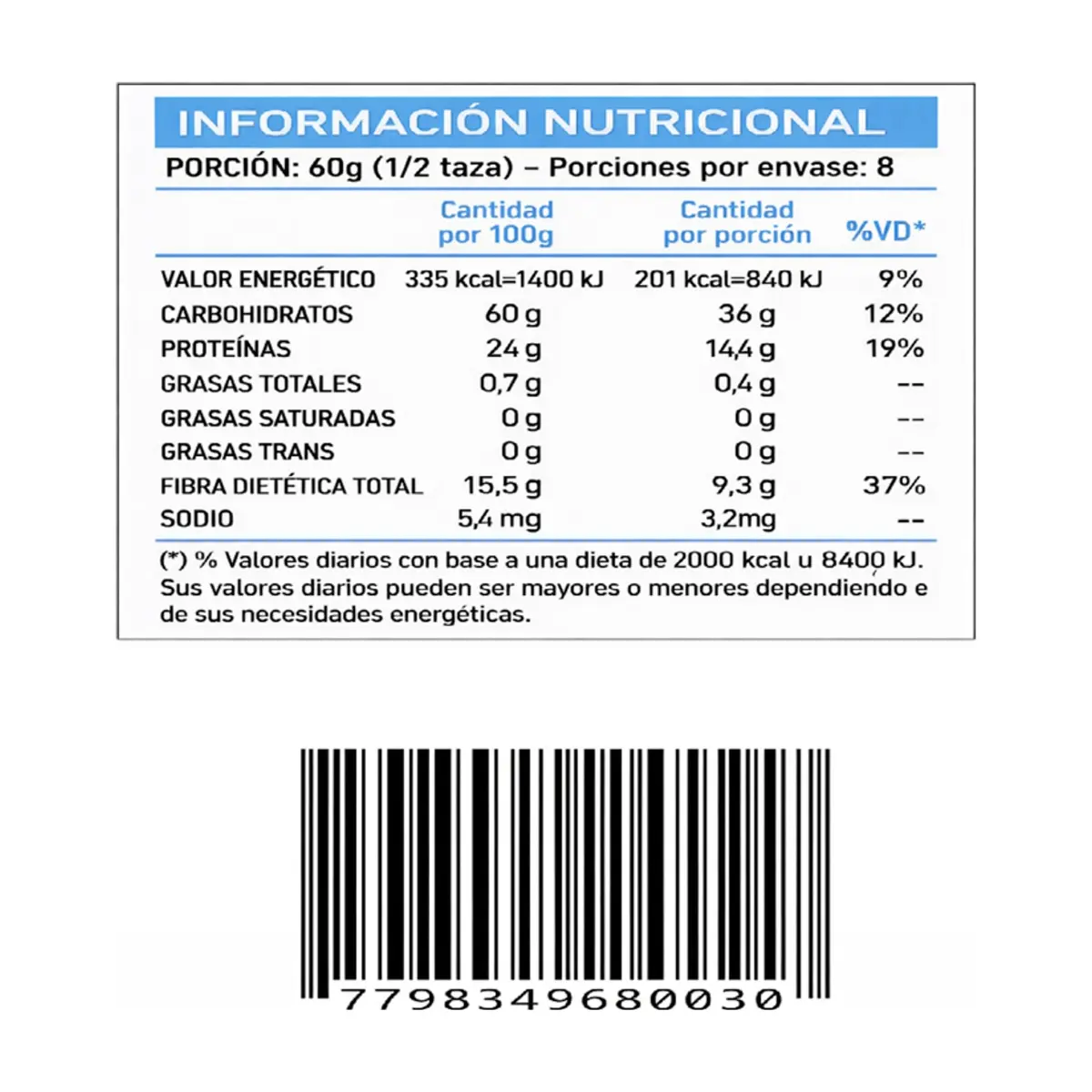Arroz de grano largo Del Campo (2.27 kg / 5 lb) + Alubia blanca DDS Desdelsur (500 g / 1.10 lb) - Thumbnail 2