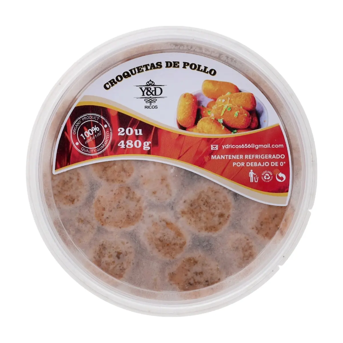 Croquetas de pollo Y&D Ricos (480 g / 1.05 lb) - Thumbnail 4