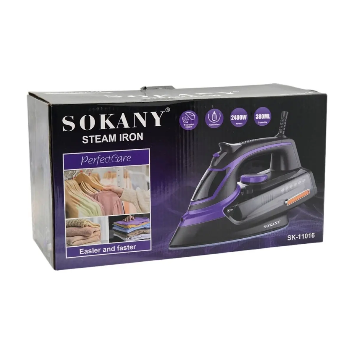 Plancha de vapor eléctrica Sokany SK-11016 - Thumbnail 2