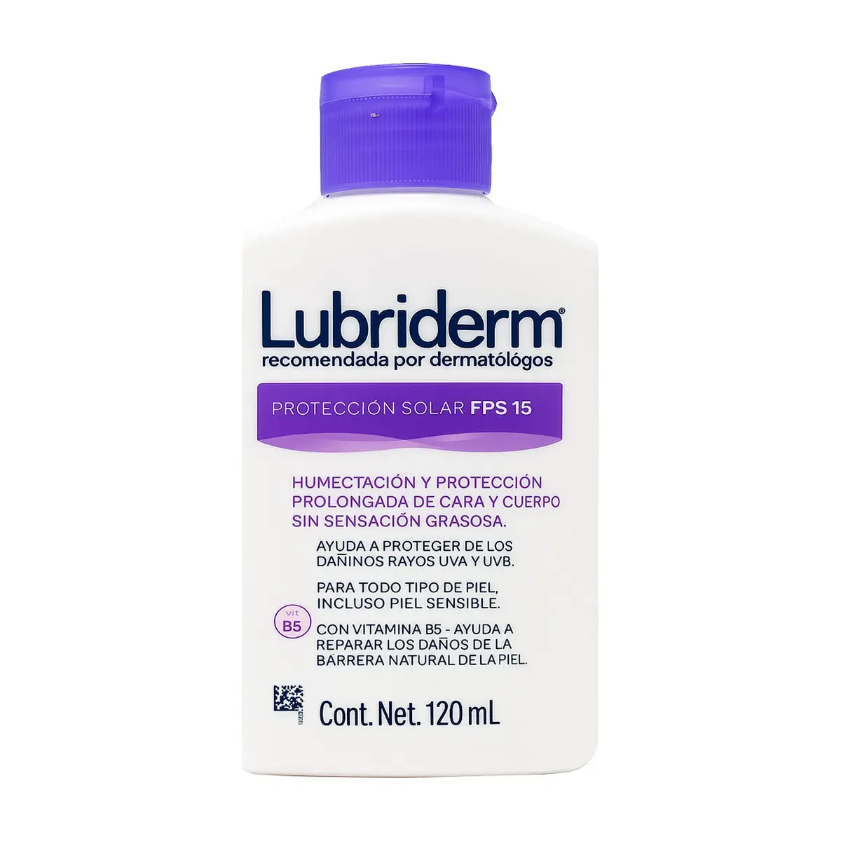 Crema humectante cara y cuerpo con FPS-15 Lubriderm (120 ml) - Thumbnail 5