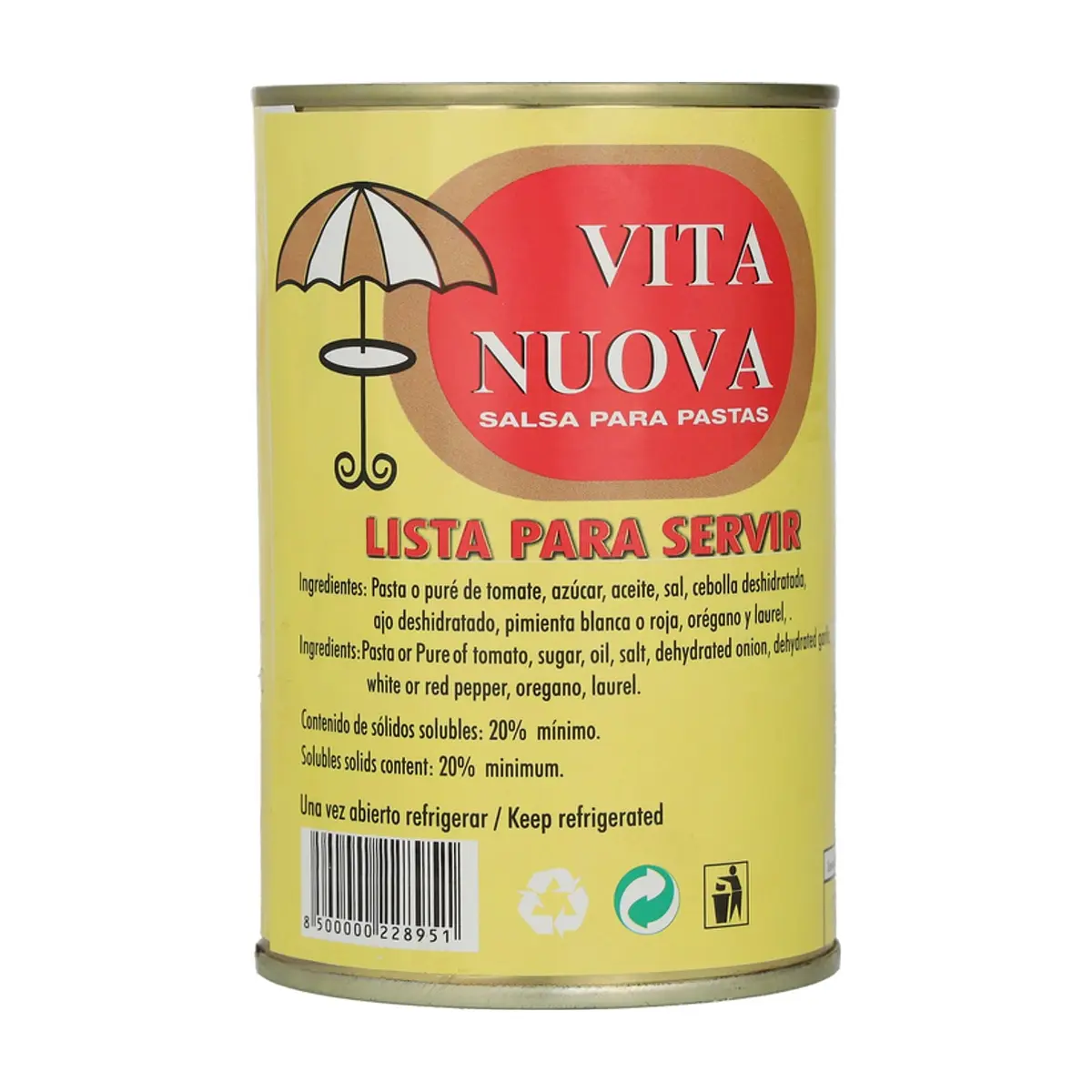 Salsa para pastas Vita Nuova (435 g / 15.34 oz) - Thumbnail 2