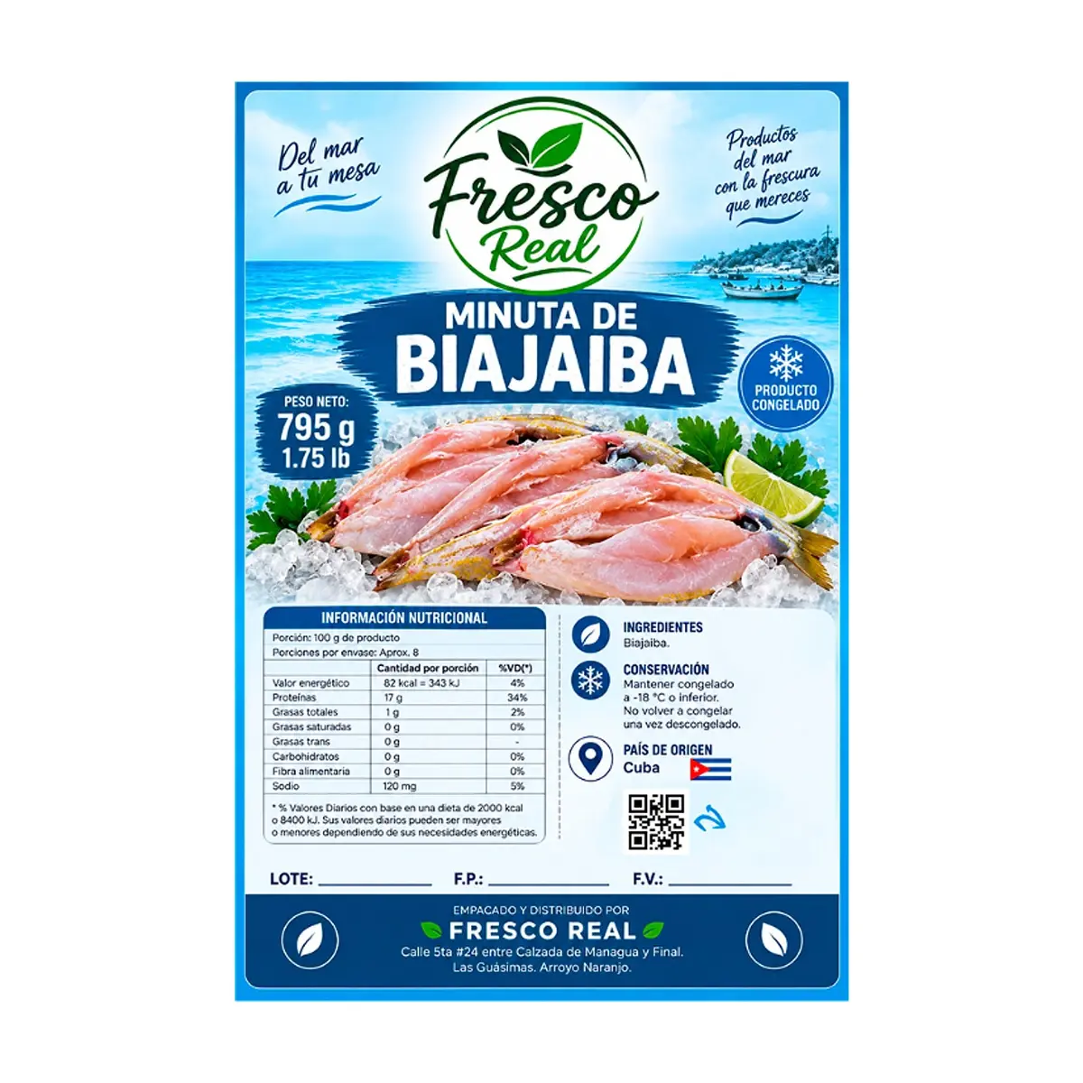 Minutas de biajaiba Fresco Real (795 g / 1.75 lb) - Thumbnail 2