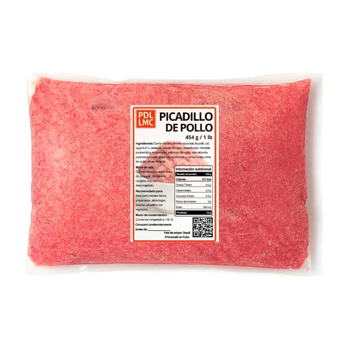 Picadillo de pollo PDL LMC (454 g / 1 lb)