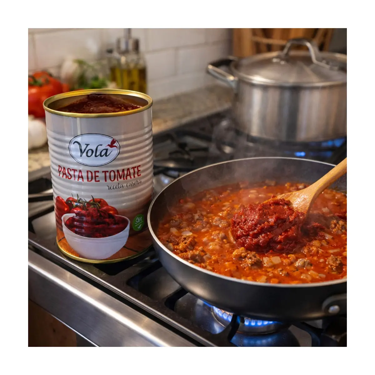 Pasta de tomate receta casera Volá (400 g / 14.10 oz) - Miniatura 3