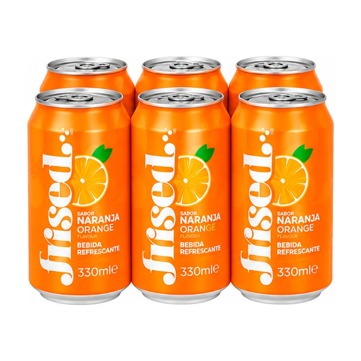 Refresco de naranja Frised (6 x 330 ml)