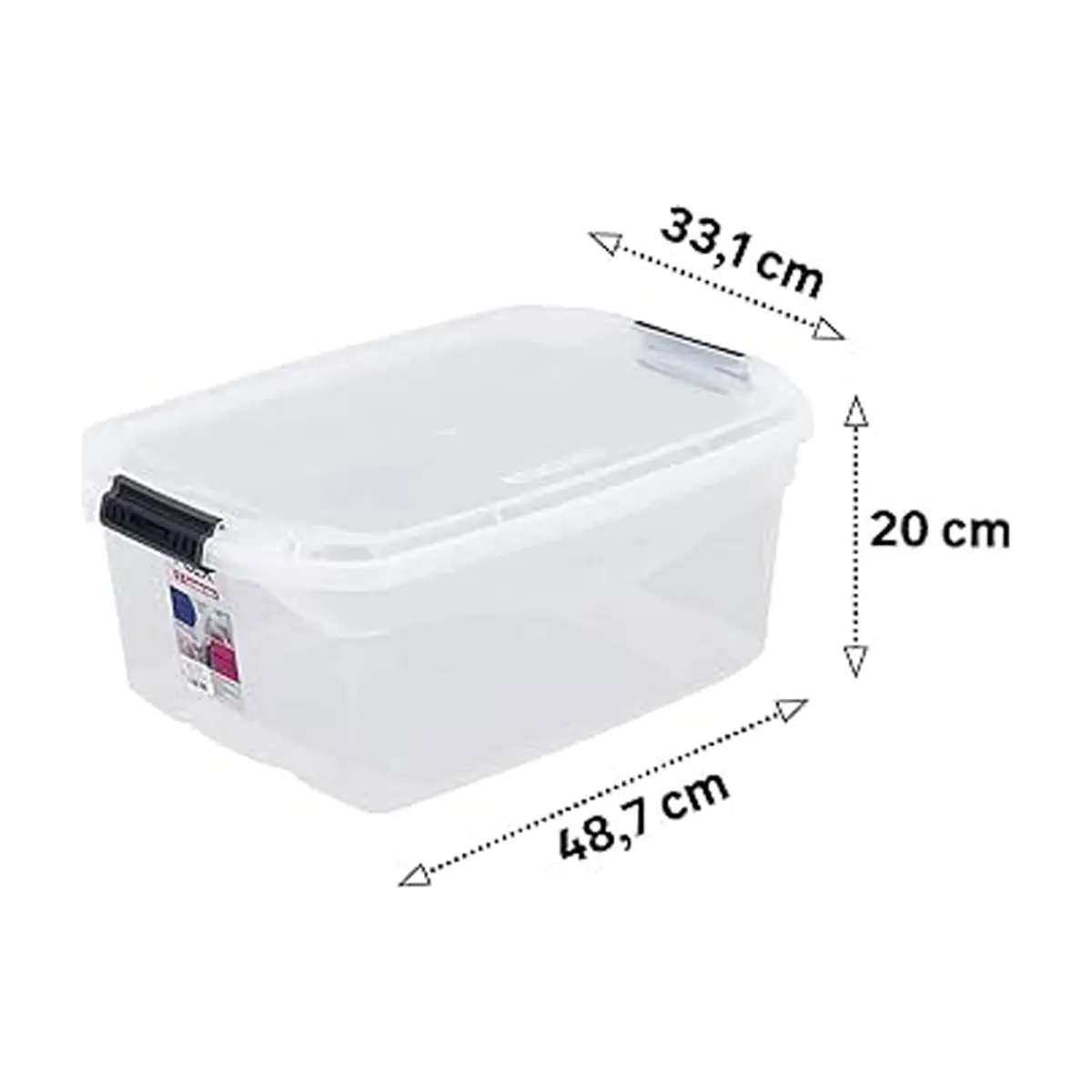 Caja organizadora de plástico 20 L Ref: SR931 Sanremo - Thumbnail 2