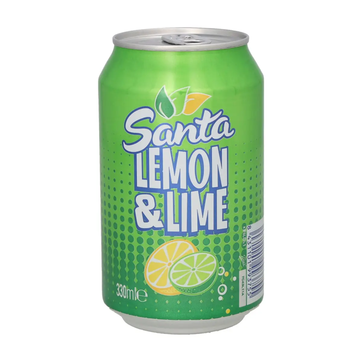 Refresco gaseado de limón y lima Santa (330 ml)