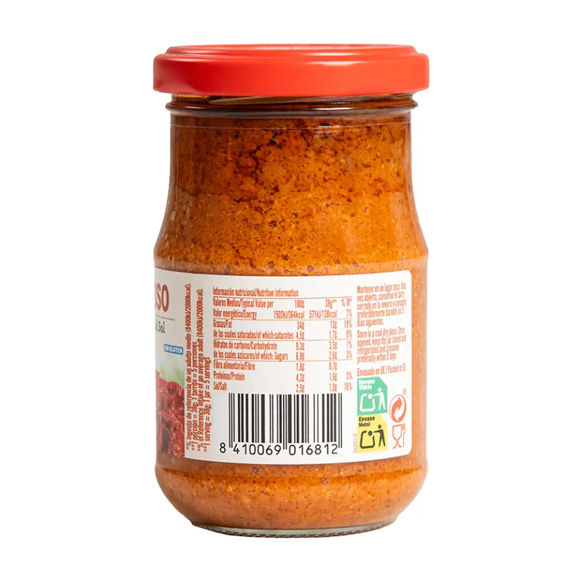 Pesto rojo con tomates secados al sol Gallo (190 g / 6.70 oz) - Thumbnail 3