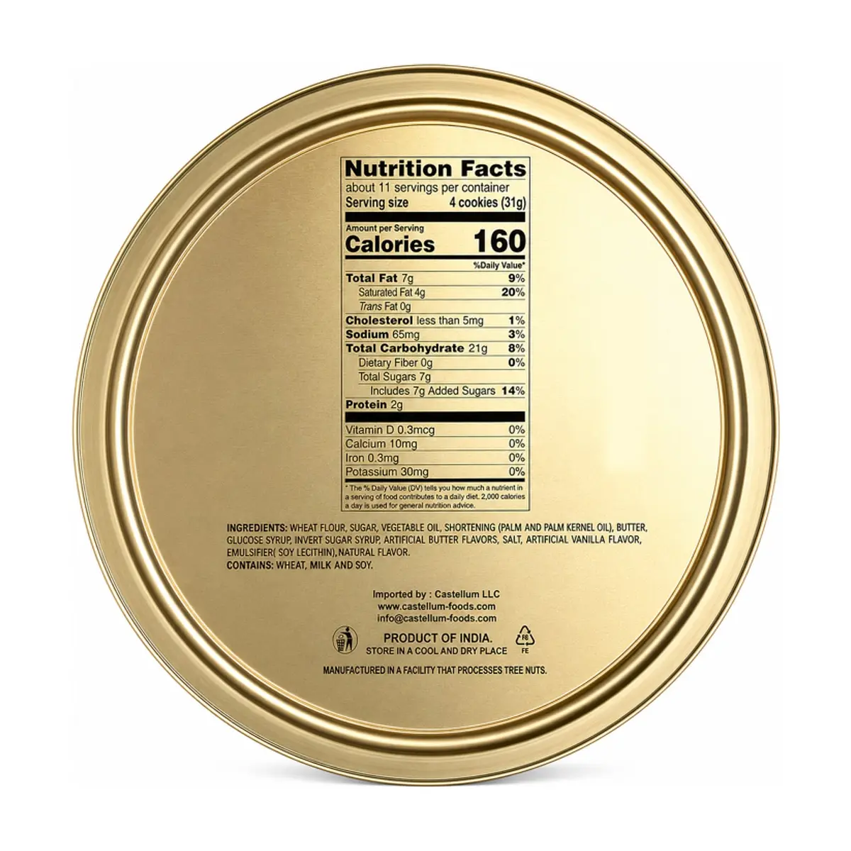 Galletas de mantequilla danesas originales Castellum (340 g / 12 oz) - Thumbnail 2