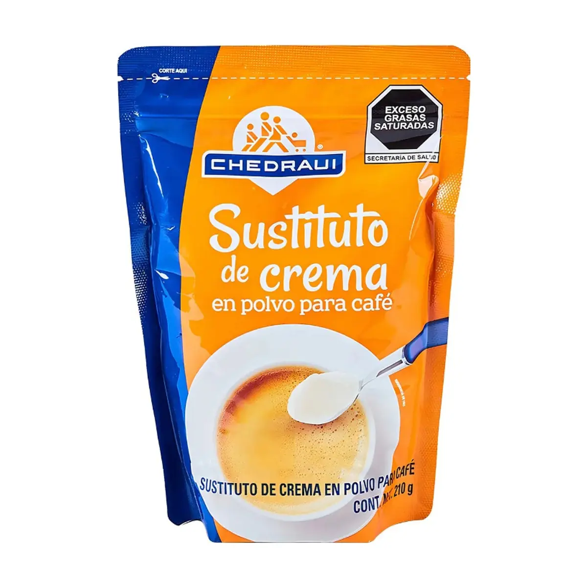 Sustituto de crema en polvo para café Chedraui (210 g / 7.41 oz)