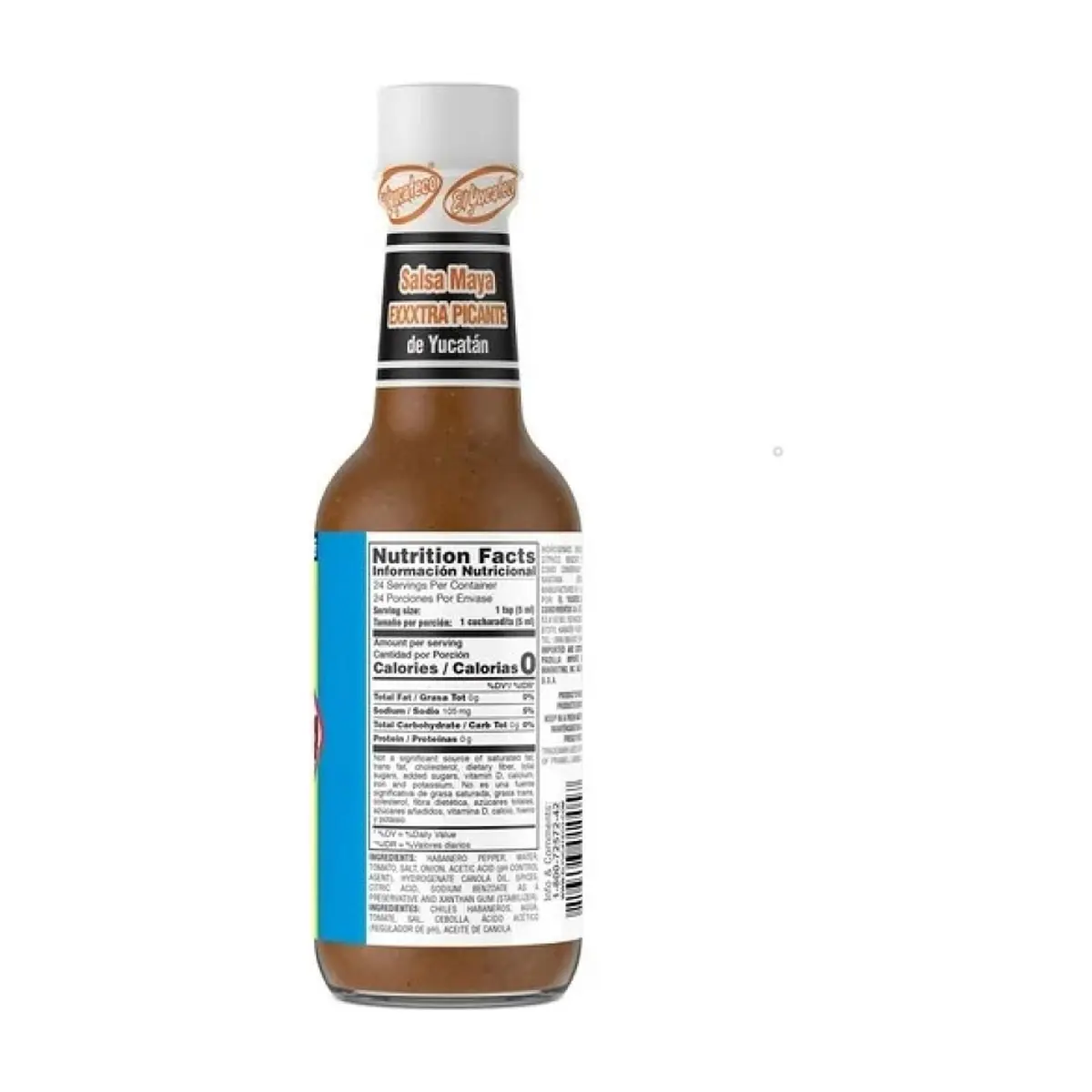 Salsa extra picante kutbil-ik de chile habanero El Yucateco (150 ml) - Thumbnail 5