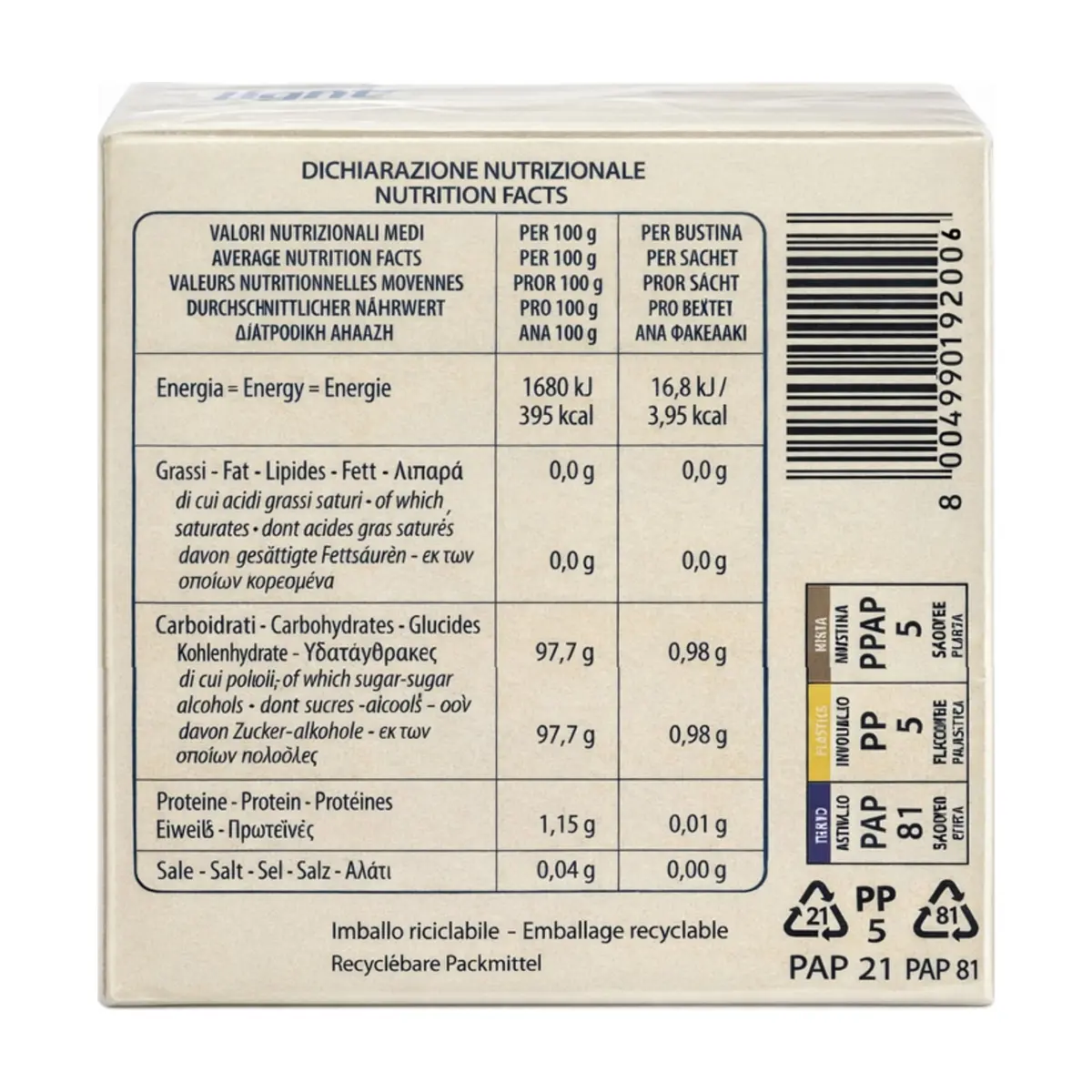 Edulcorante de mesa reconstituyente Ristora (150 g / 5.29 oz) - Thumbnail 4
