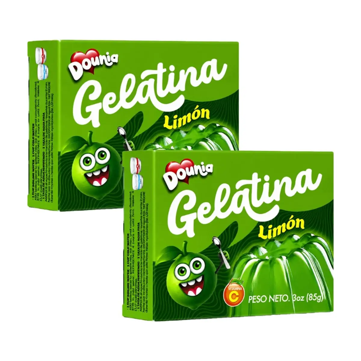 Gelatina con sabor a limón Dounia ( 2 X 85 g / 3 oz) - Miniatura 1