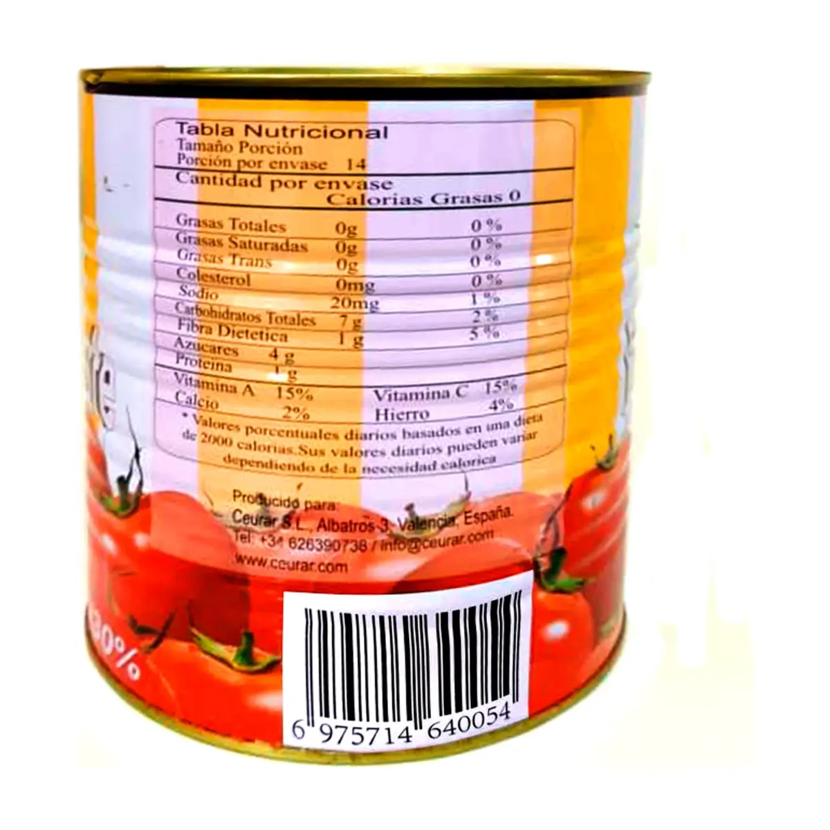Pasta de tomate Mulata Bonita (3 kg / 6.6 lb) - Miniatura 2
