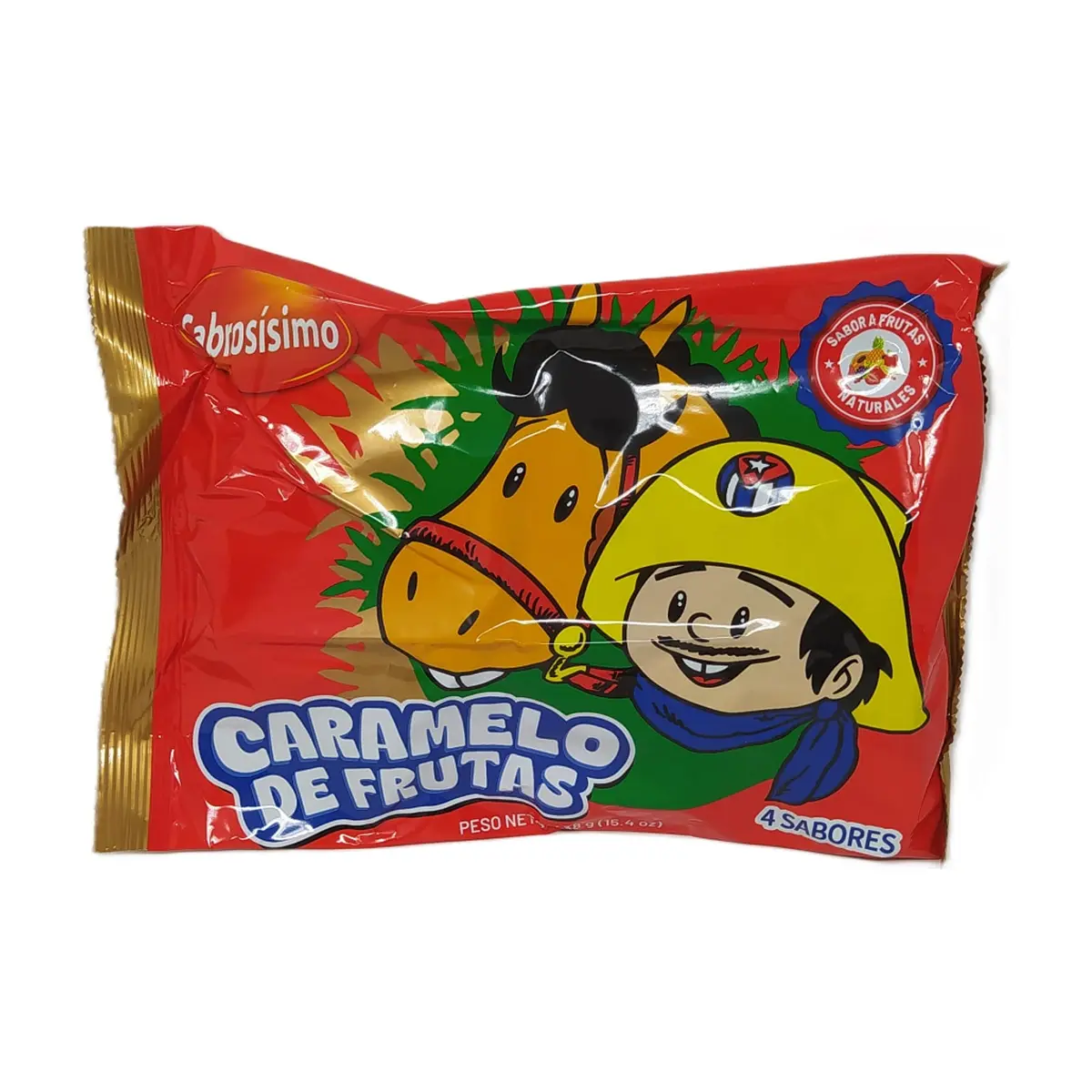 Caramelo de frutas de cuatro sabores Sabrosísimo (438 g / 15.4 oz)