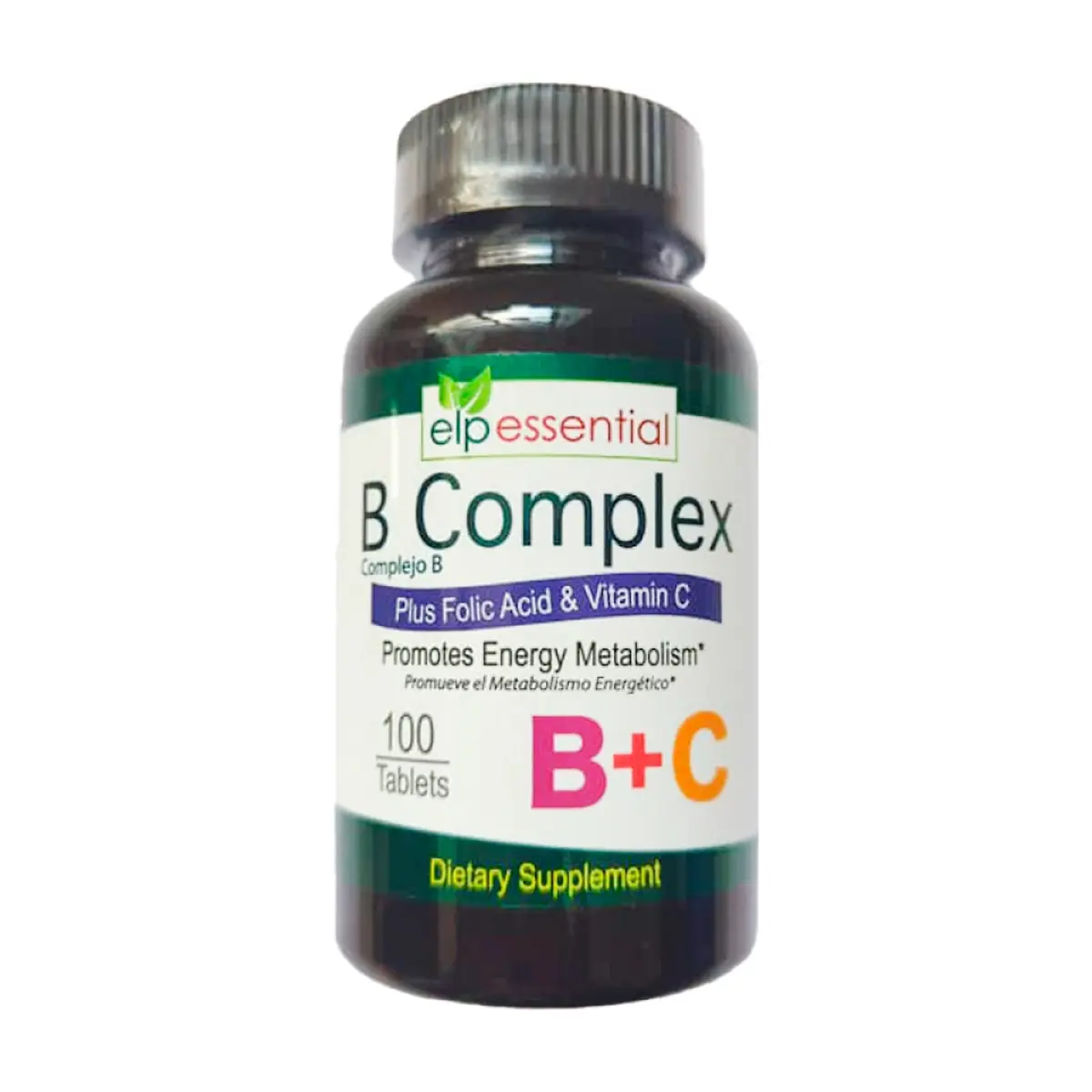 Complejo Vitamínico B Elp Essential (100 tabletas)