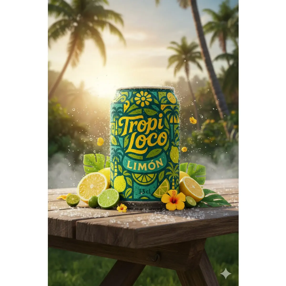 Refresco gaseado de limón Tropi Loco (330 ml) - Miniatura 4