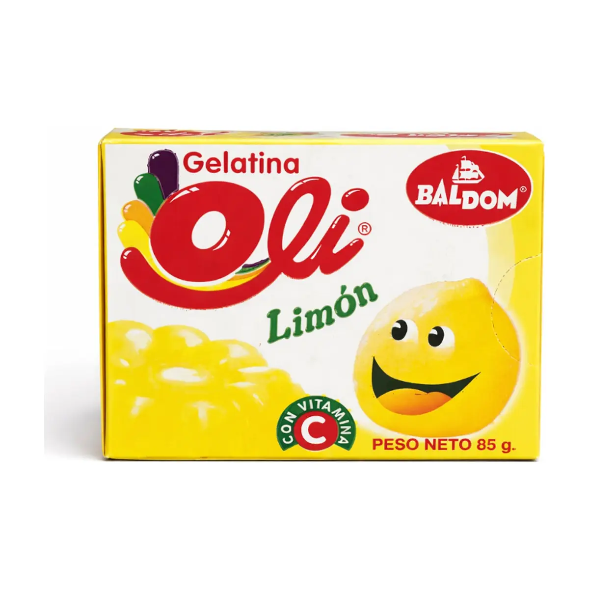 Gelatina sabor limón Oli (12 x 85 g / 3 oz) - Thumbnail 2