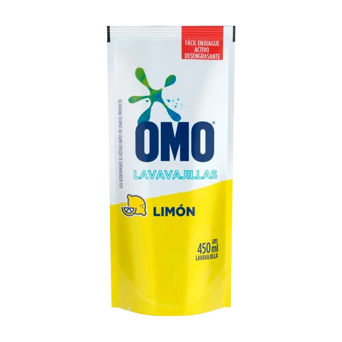 Detergente líquido lavavajillas limón Omo (450 ml)