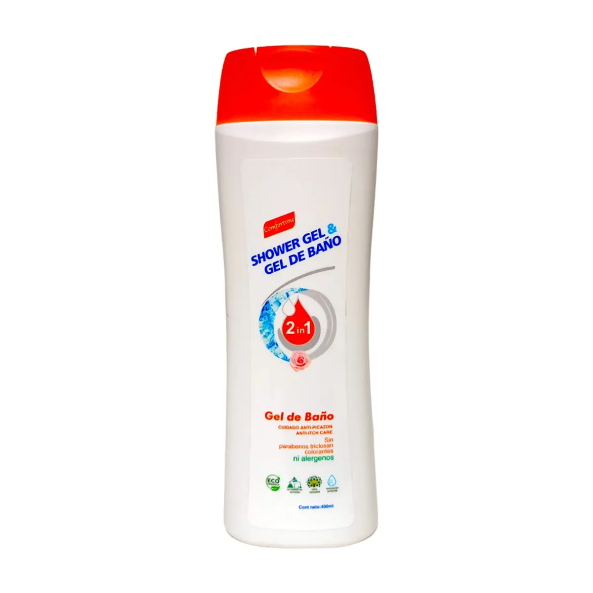 Gel de baño anti-picazón Comfortime (400 ml)