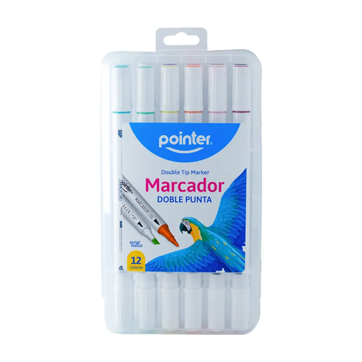 Juego de 12 marcadores doble punta Pointer