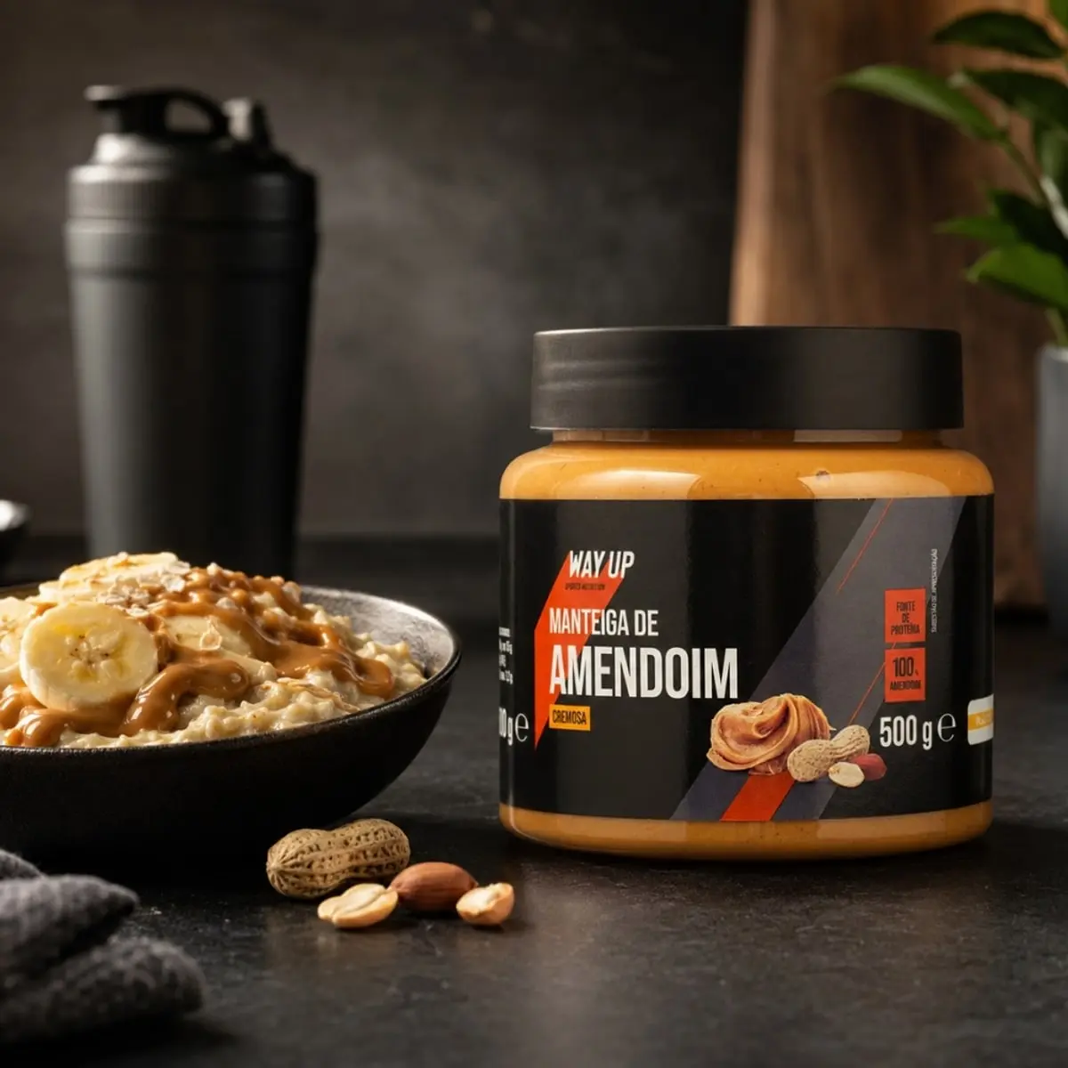 Crema de cacahuete cremosa Way Up (500 g / 17.64 oz) - Thumbnail 3