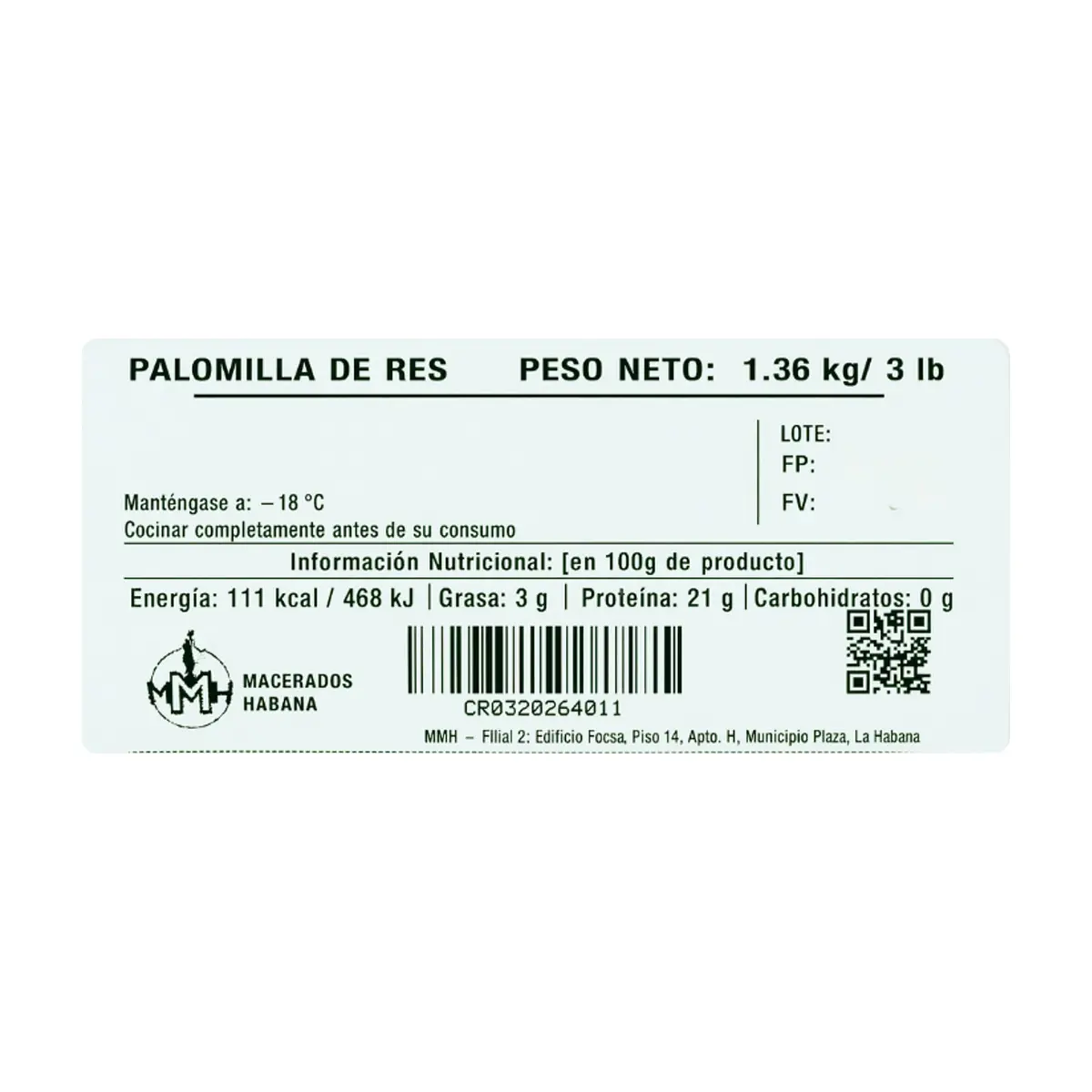 Palomilla de res Macerados Habana (1.36 kg / 3 lb) - Thumbnail 3
