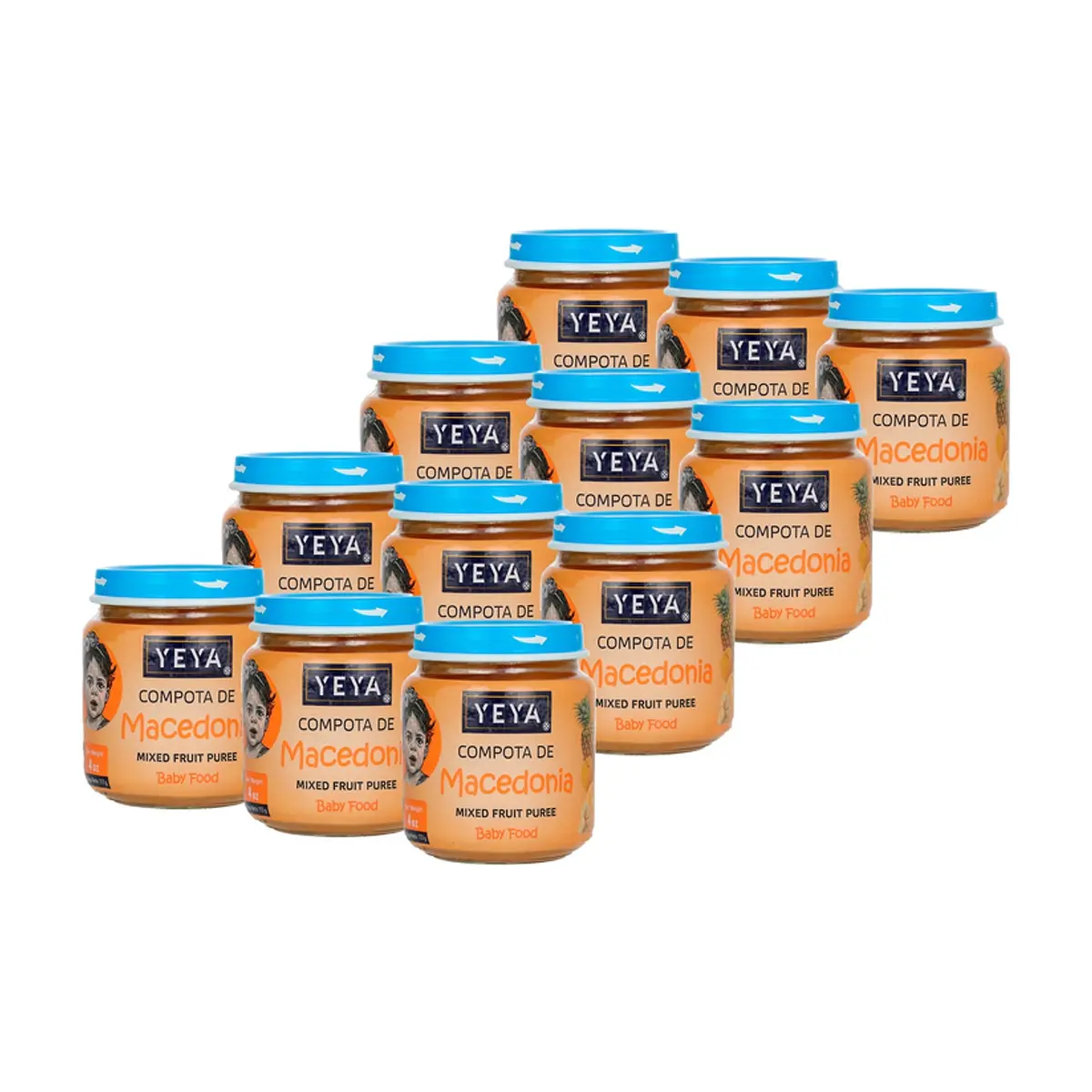Compota de macedonia YEYA (12 x 113 g / 4 oz)