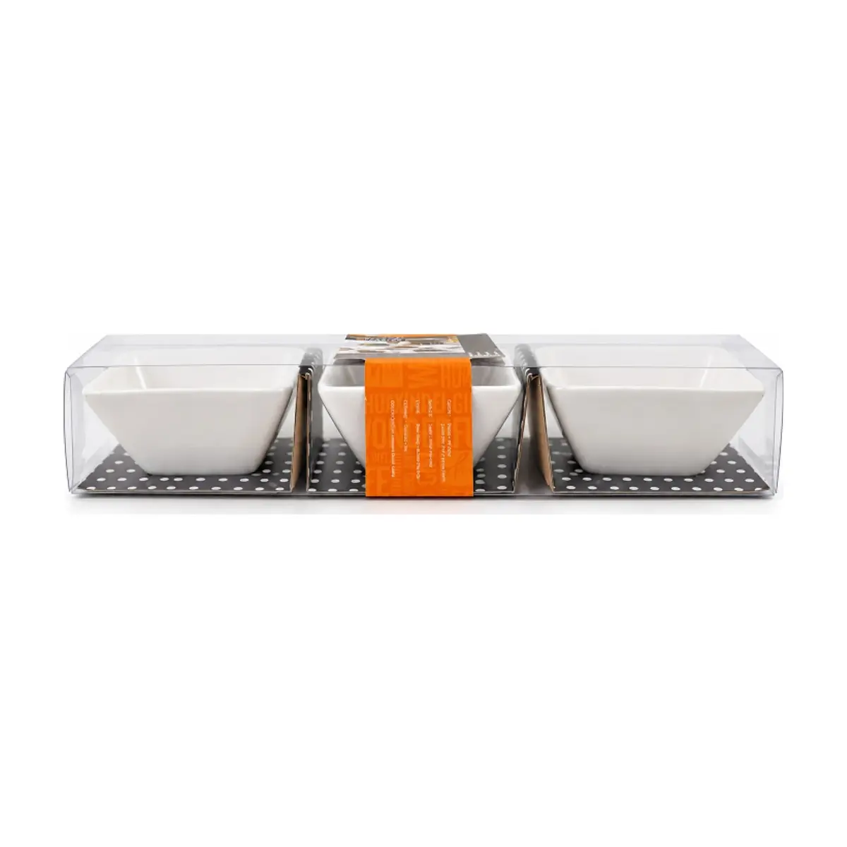 Juego de 3 cuencos de porcelana blancos Superior Porcelain - Miniatura 2