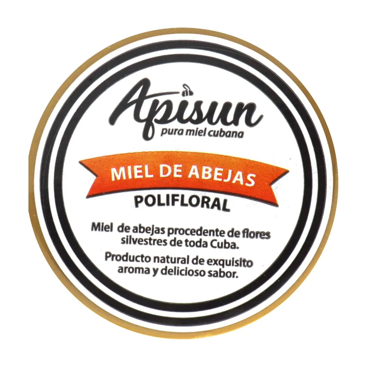 Miel de abejas polifloral 100% natural Apisun (500 g / 1.1 lb) - Thumbnail 2