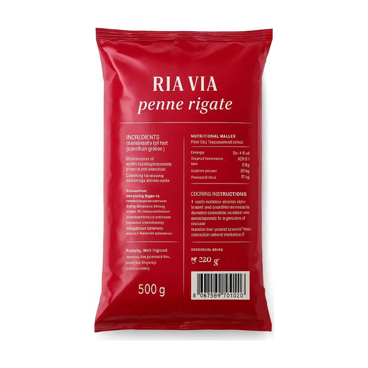 Pasta penne Riavia (500 g / 1.10 lb) - Thumbnail 3