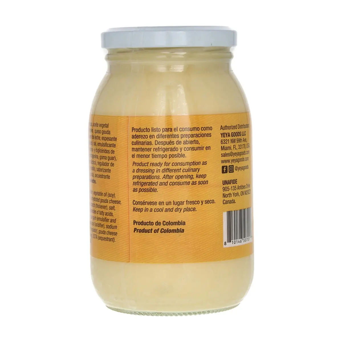 Salsa de queso Gouda YEYA (6 x 460 g / 16.2 oz) - Thumbnail 2