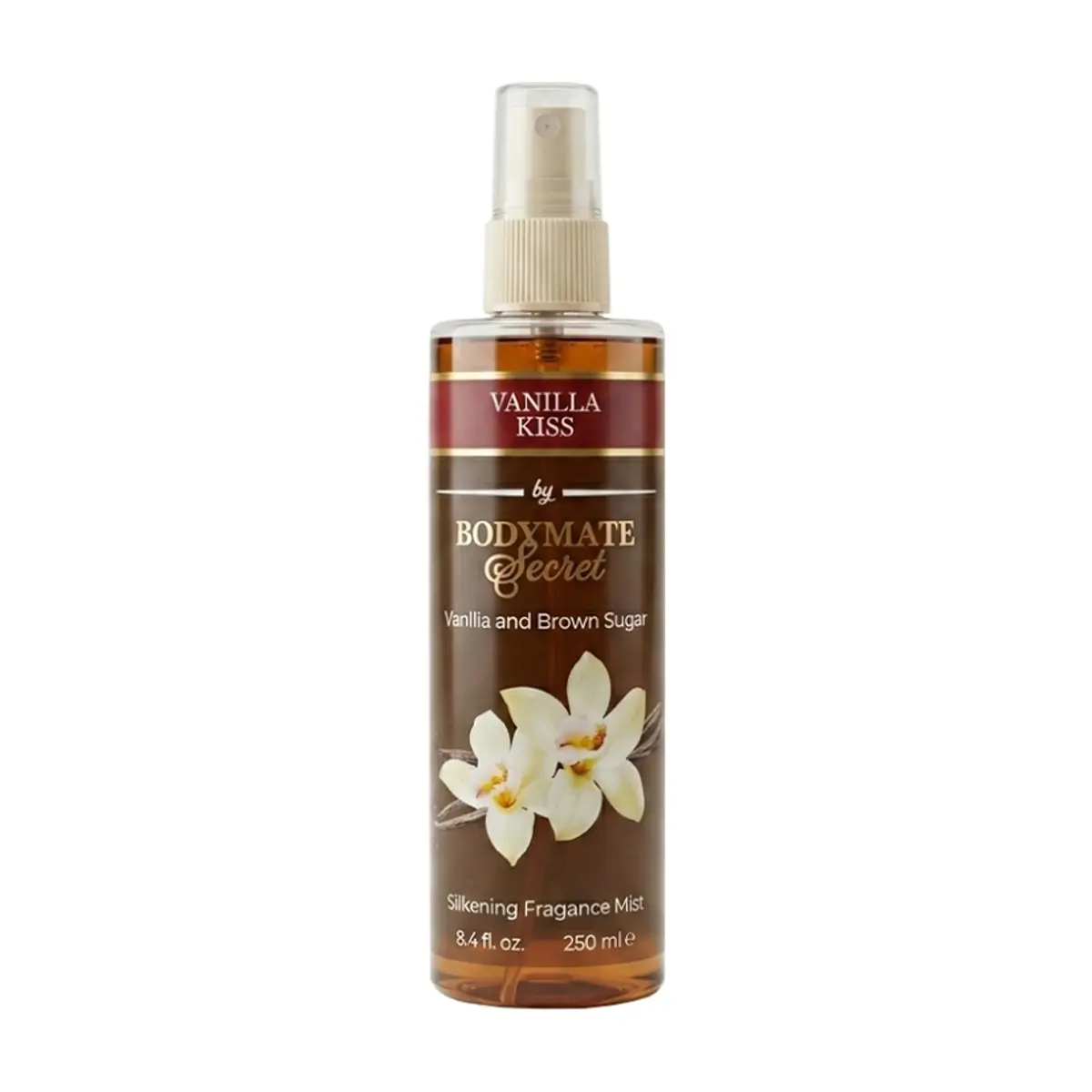 Colonia corporal - perfume spray - para mujer fragancia combinada de vainilla y azúcar morena Bodymate (250 ml / 8.4 fl.oz.) - Thumbnail 10