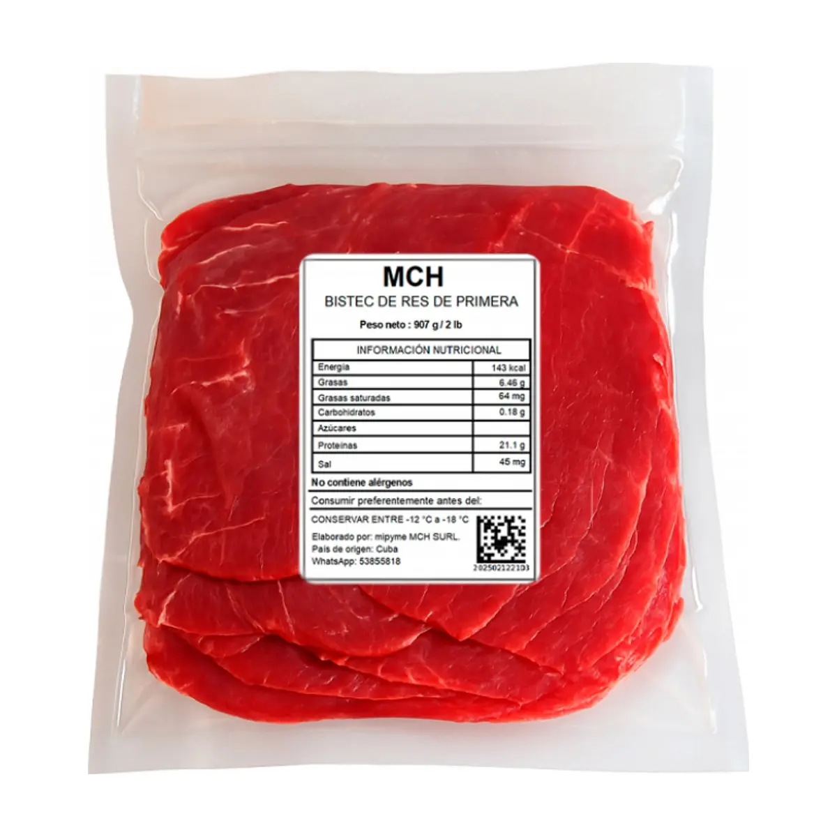 Bistec de res de primera MCH (907 g / 2 lb) - Miniatura 1