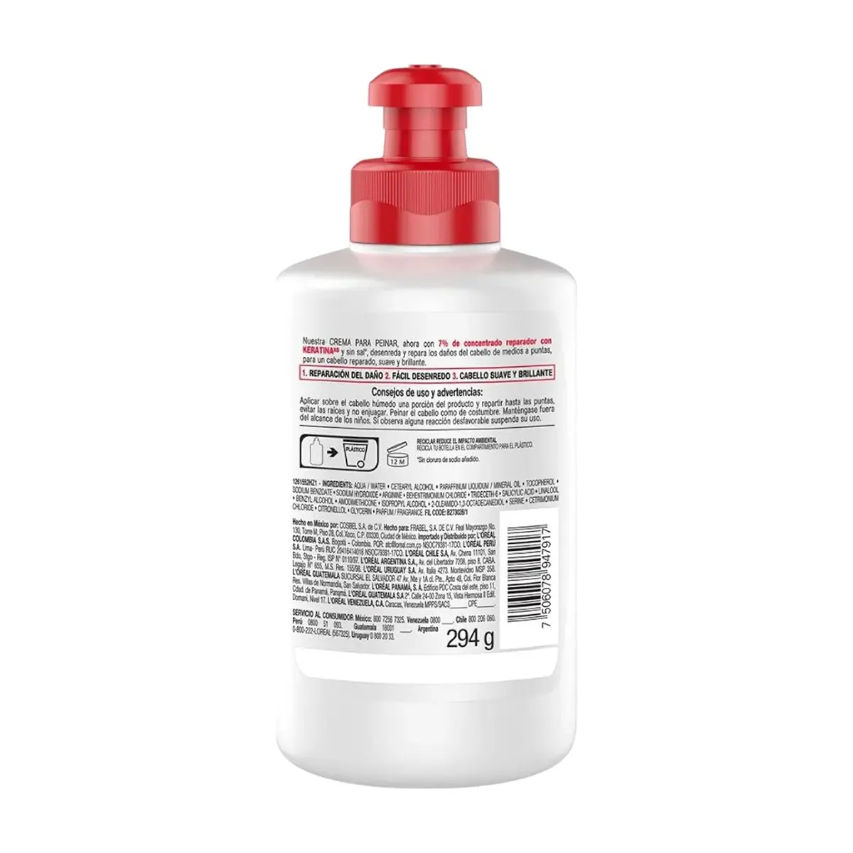 Crema para peinar reparación total 5 L'Oréal Elvive (300 ml) - Miniatura 2