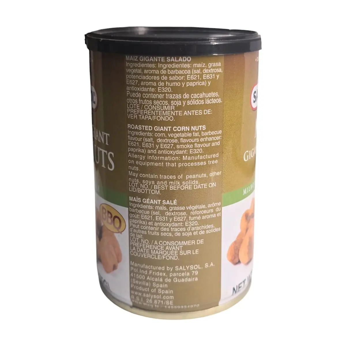 Maíz gigante salado BBQ Salysol (75 g / 2.64 oz) - Thumbnail 2