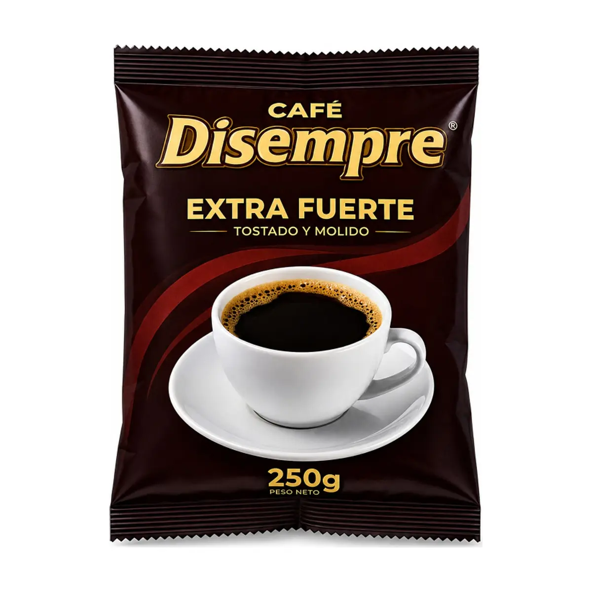 Café tostado y molido extrafuerte Disempre (250 g / 8.8 oz)