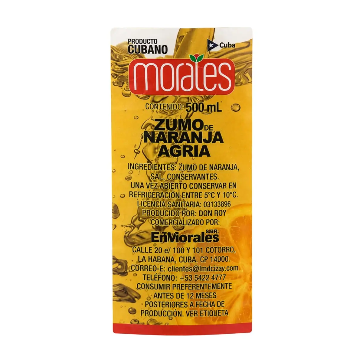 Zumo naranja agria Morales (500 ml) - Thumbnail 2