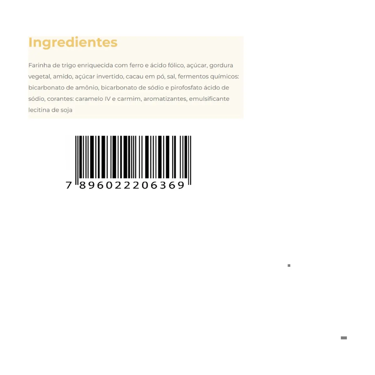 Galletas de chocolate con relleno sabor a chocolate Pica Pau Todeschini (6 x 115 g / 4.06 oz) - Thumbnail 4