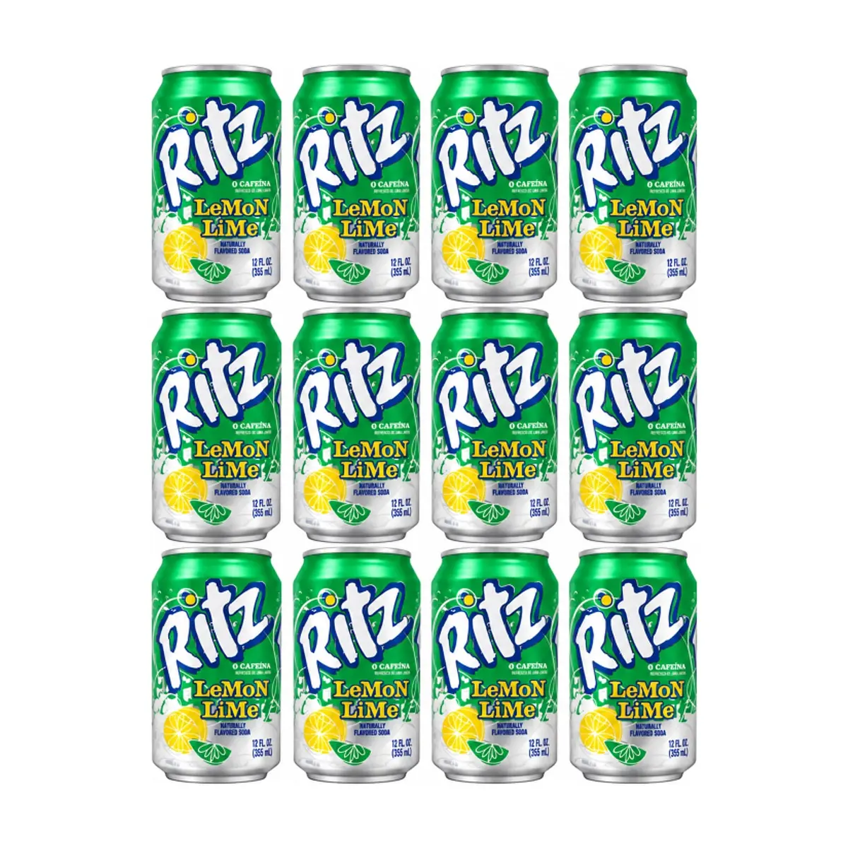 Refresco gaseado lima-limón Ritz (12 x 355 ml)
