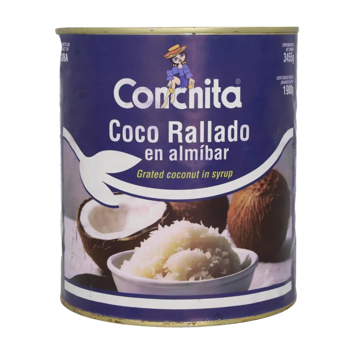 Coco rallado en almíbar Conchita (3.45 kg / 7.61 lb) - Thumbnail 9