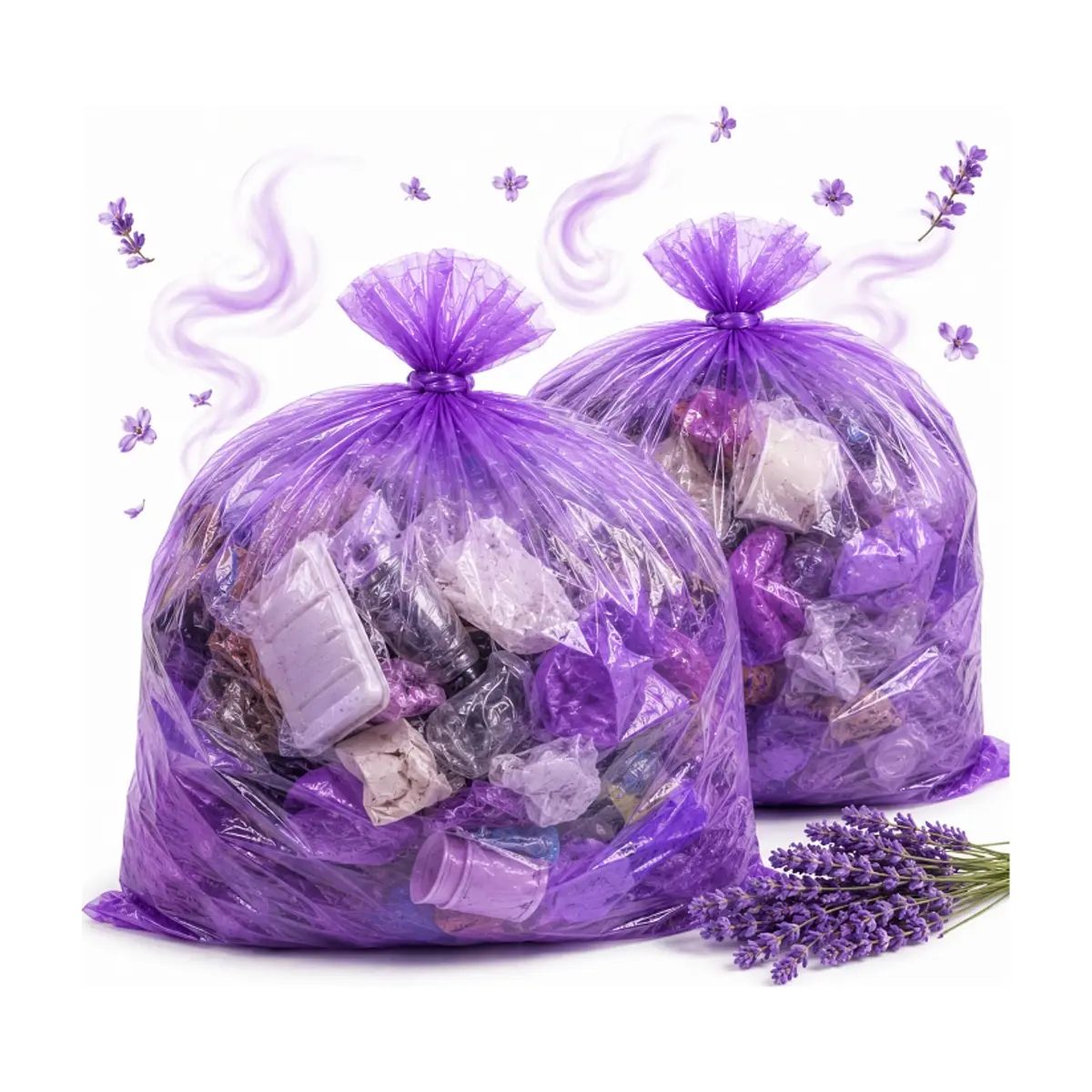 Bolsas de basura con pliegues con aroma a lavanda Floppy (10 U) - Thumbnail 3