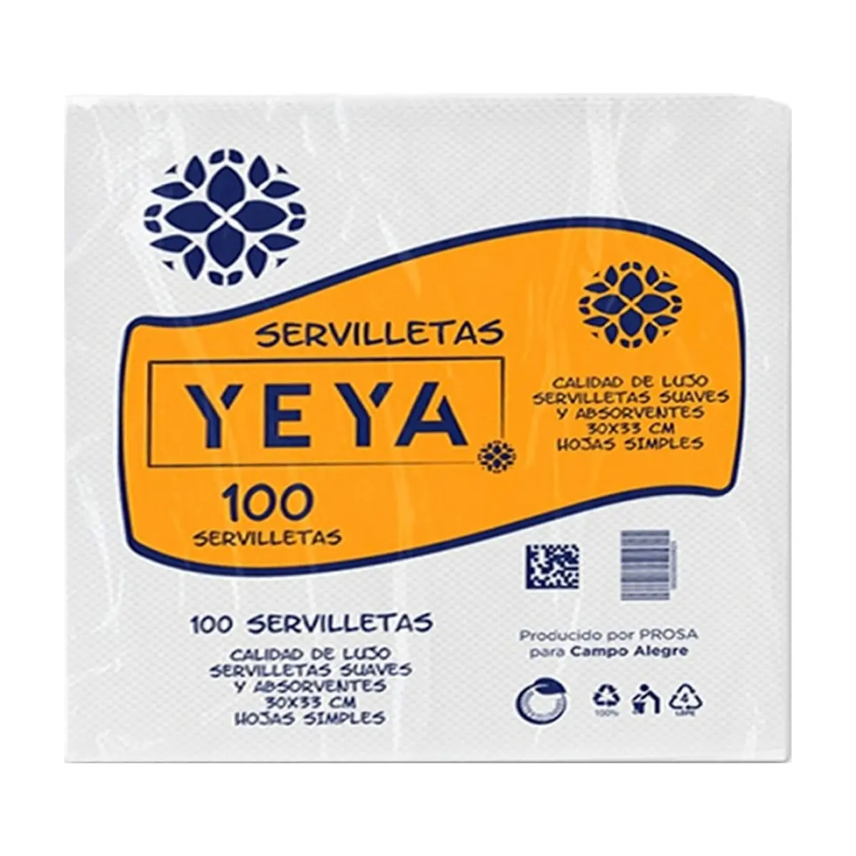 Servilletas YEYA (100 U) - Thumbnail 2