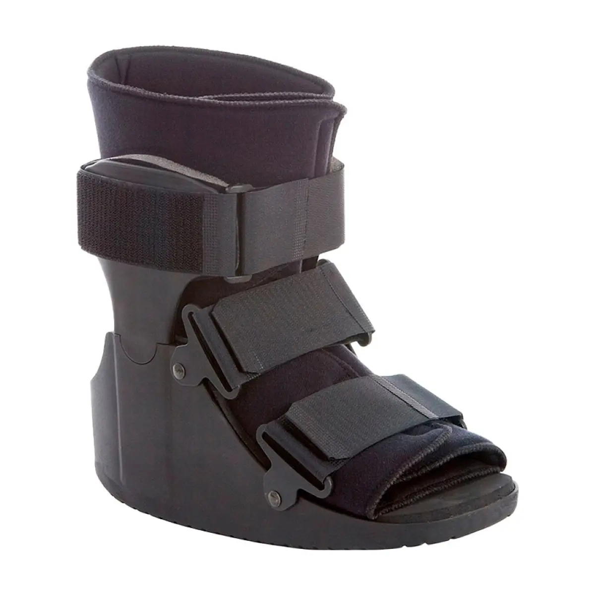 Bota ortopédica corta negra de lujo Medline (Talla: L)