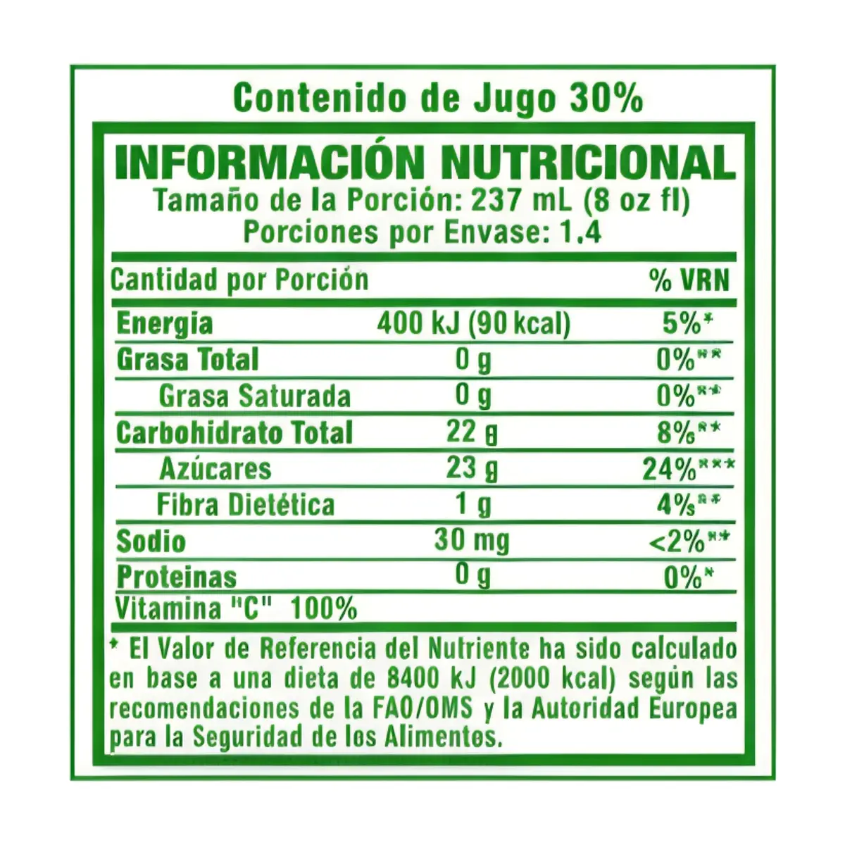 Jugo de piña néctar Enjoy (330 ml) - Miniatura 3
