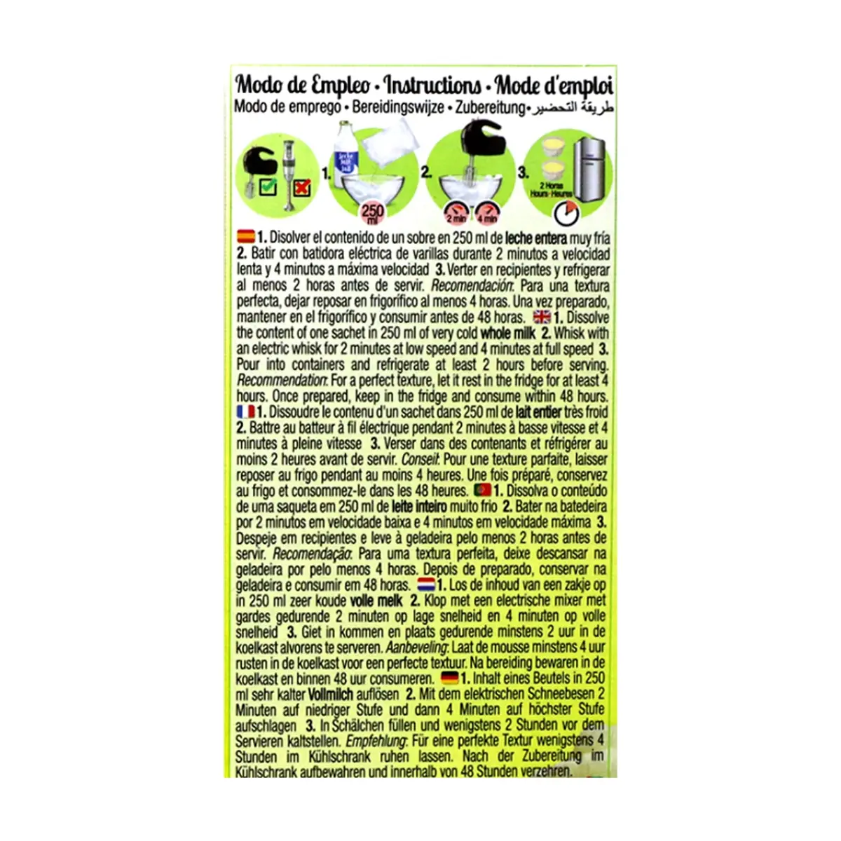 Mousse sabor limón Calnort (130 g / 4.59 oz) - Miniatura 2