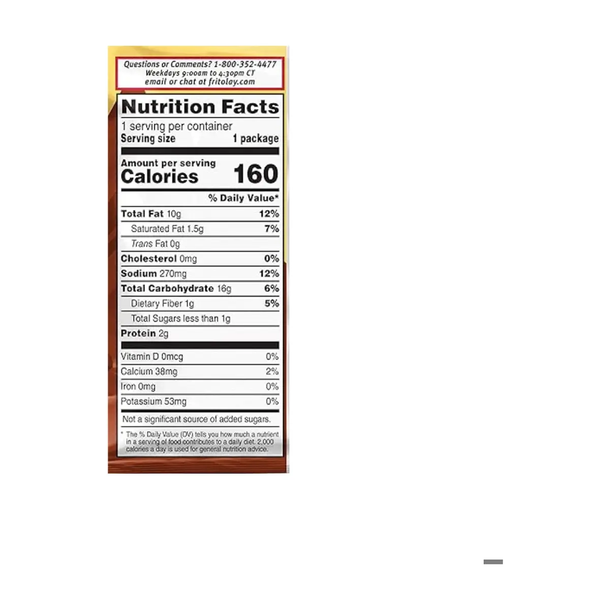 Chips de maiz originales Fritos (28.3 g / 1 oz) - Thumbnail 3