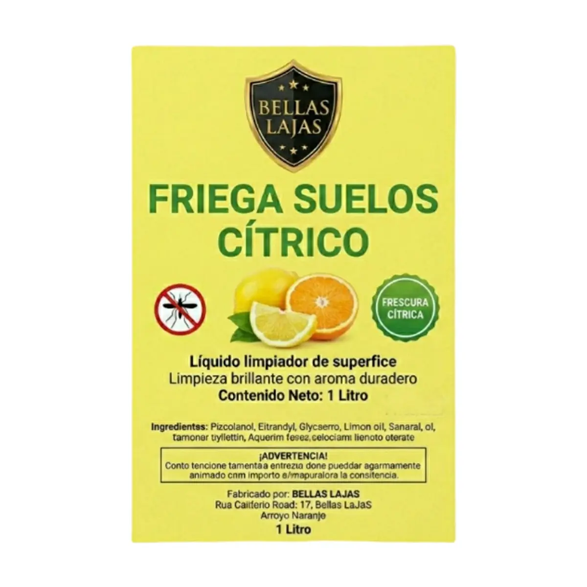 Friegasuelos cítrico Bellas Lajas (1 L) - Thumbnail 2