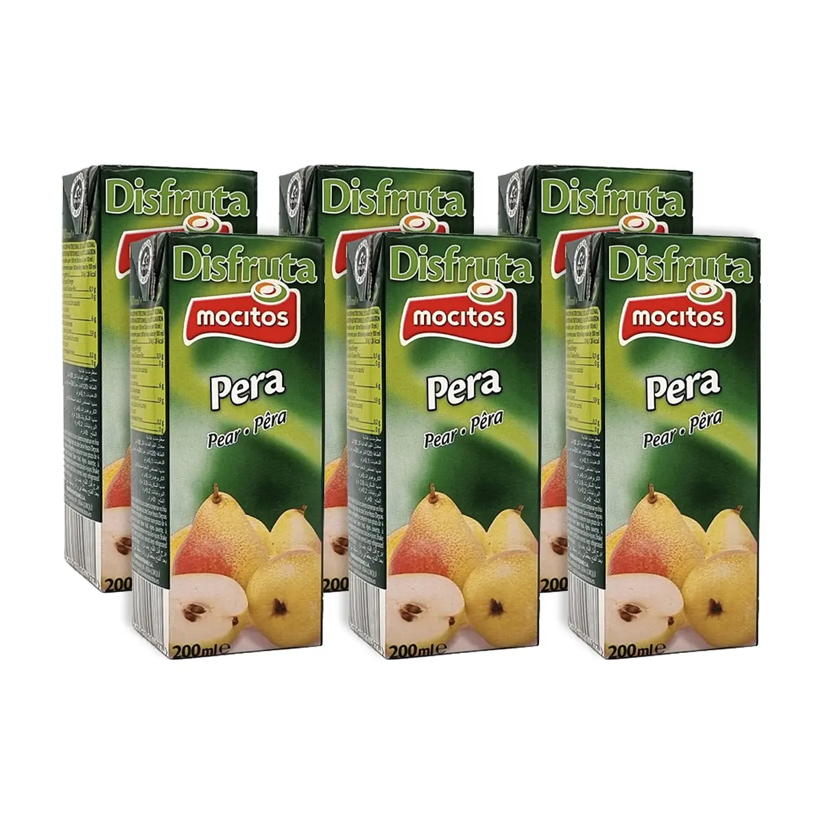 Néctar de pera Mocitos (6 x 200 ml) - Imagen 1