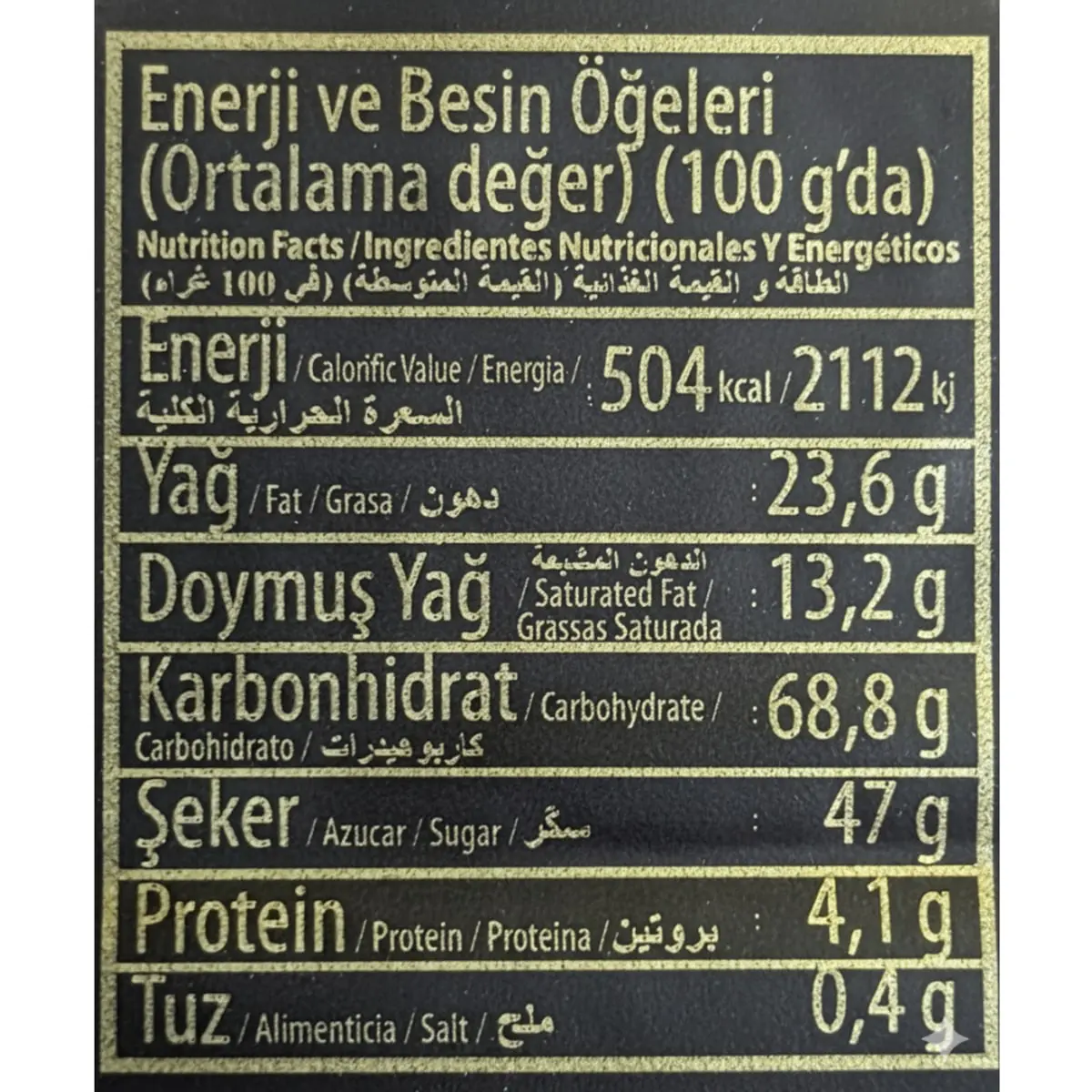 Wafer rellena de crema de cacao con avellana y cubierta de chocolate blanco Mega Bifa (100 g / 3.52 oz) - Miniatura 3
